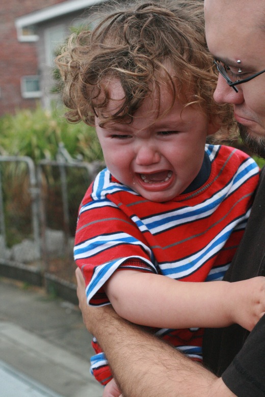 The aware parent: Becoming comfortable with crying == Hobo Mama