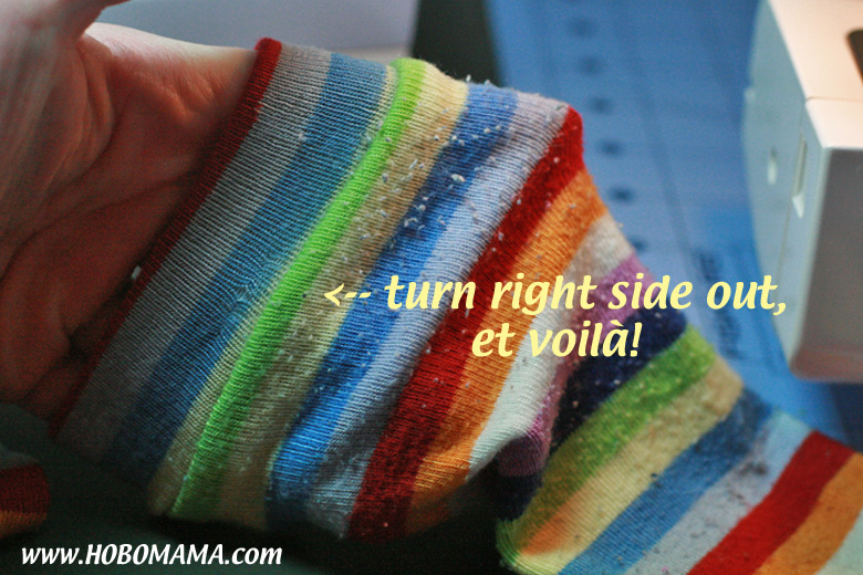 How to make your own baby leg warmers = Hobo Mama