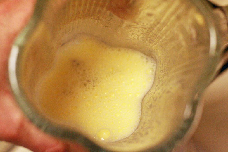 blended eggs yolks - Caesar salad dressing recipe cooking photo 20130303_9788_zps2c138a27.jpg