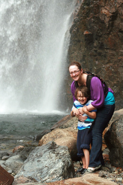 Family at the falls == Hobo Mama