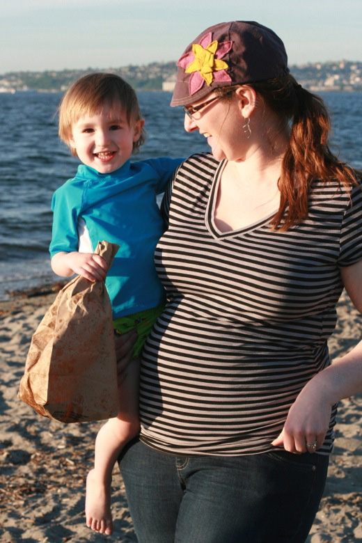 Wordless Wednesday: Early summer at the beach == Hobo Mama