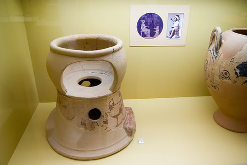 ancient potty chair