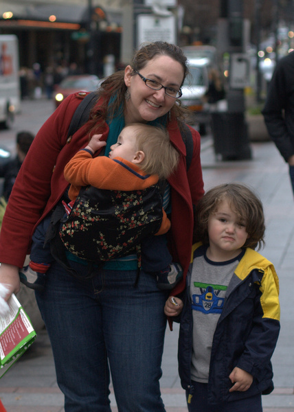 family — Christmas downtown Seattle meetup holidays