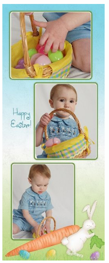 Happy Easter photo collage from JC Penney Portraits