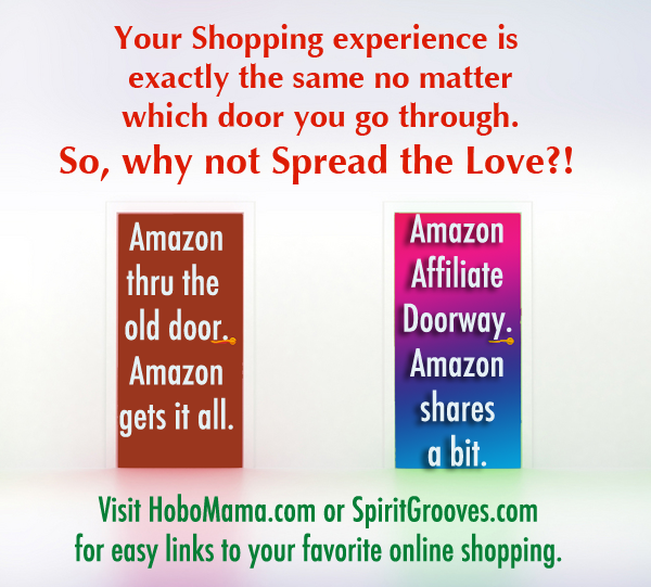 Shopping this holiday season? Do it through a blogger's affiliate link! -- SpiritGrooves & Hobo Mama