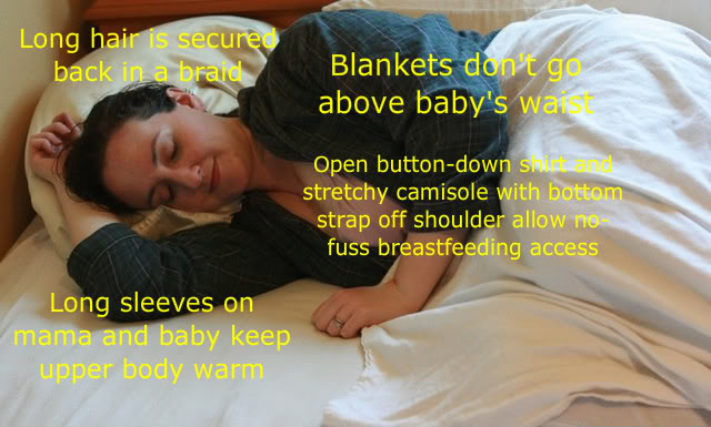 How to cosleep safely: A tutorial in pictures = Hobo Mama