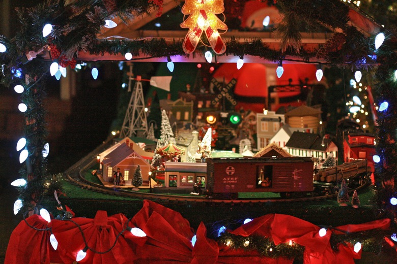 nativity model train set