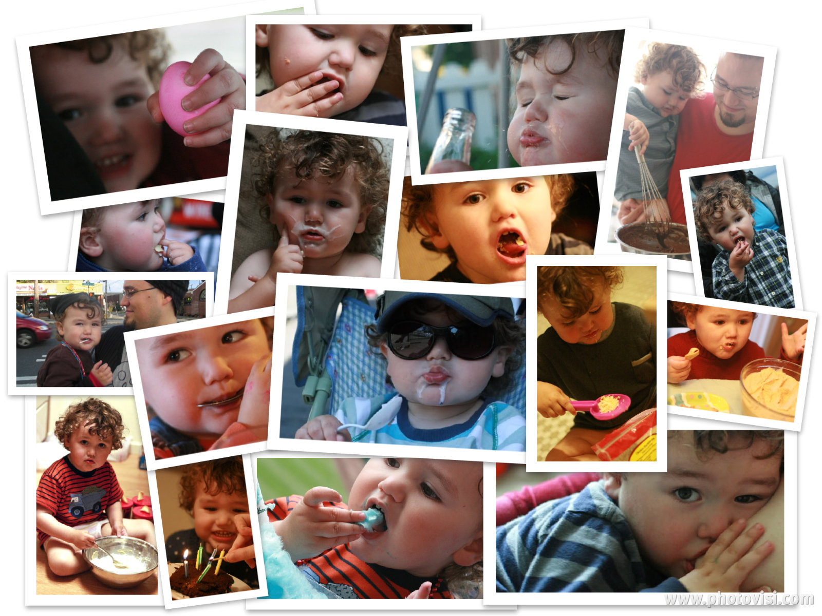 toddler eating solids and breastfeeding food collage