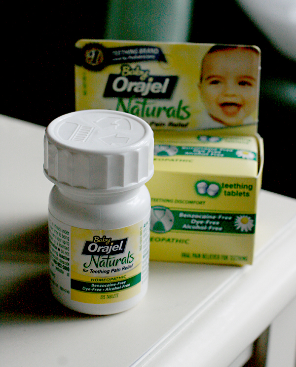 bottle and box — Baby Orajel Naturals Tablets giveaway