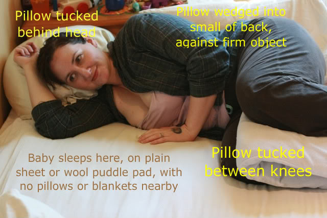 How to cosleep safely: A tutorial in pictures = Hobo Mama