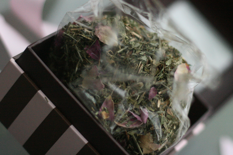 Sacred Rose Tea closeup of Morning Blossom