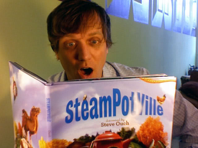 Steve Ouch reads SteamPotVille children's book